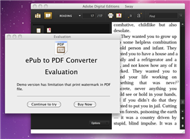 ePub to PDF converter software