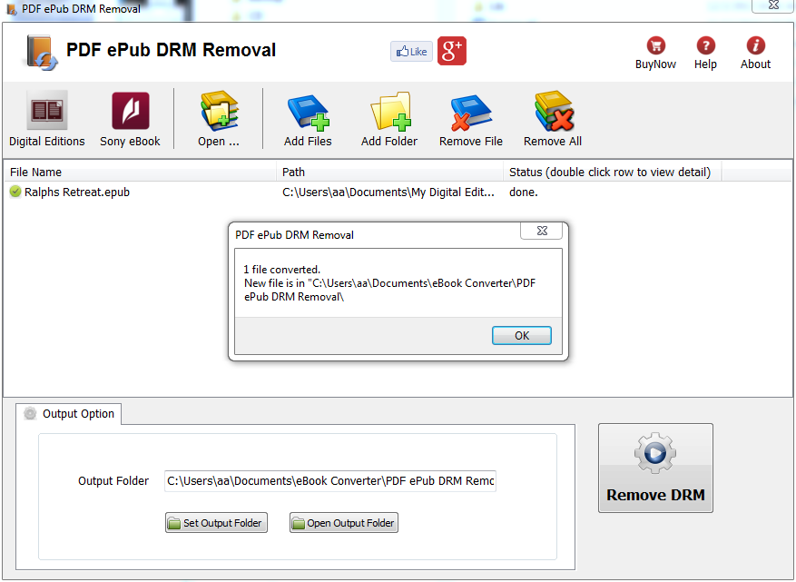 Pdf epub drm removal скачать торрент